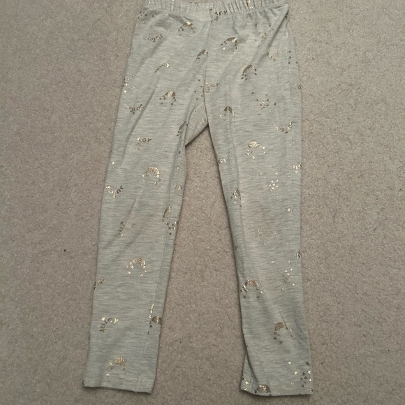 Juicy Couture Other - Juicy Couture Gray Gold Rainbow Leggings size 5